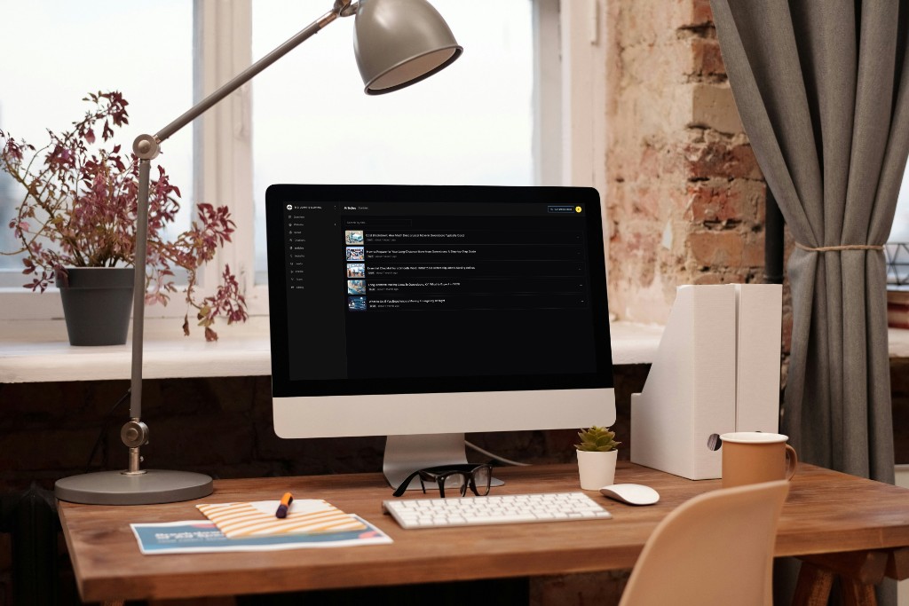 SplashyPages articles — blog and content dashboard with search and new article creation